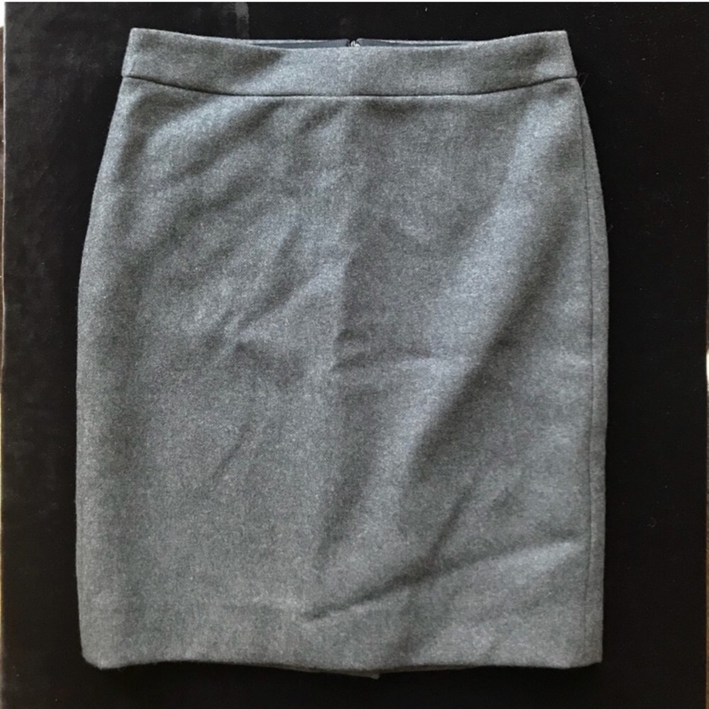 J Crew Wool Pencil Skirt